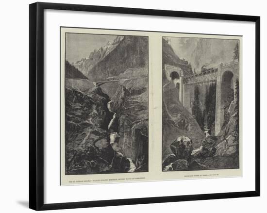 The St Gothard Railway-null-Framed Giclee Print