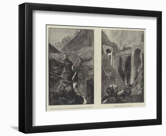 The St Gothard Railway-null-Framed Giclee Print