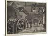 The St Gothard Tunnel, Air-Compressing Machinery at Airolo-null-Stretched Canvas