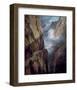 The St Gotthard Pass-J M W Turner-Framed Giclee Print