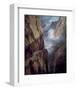 The St Gotthard Pass-J M W Turner-Framed Giclee Print