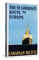 The St. Lawrence Route to Europe Poster-null-Stretched Canvas