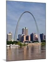 The St Louis Arch from the Mississippi River, Missouri, USA-Joe Restuccia III-Mounted Photographic Print