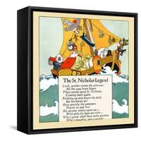 The St. Nicholas Legend-Maud & Miska Petersham-Framed Stretched Canvas