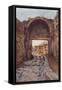 The Stabian Gate, Pompeii-Alberto Pisa-Framed Stretched Canvas