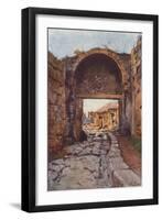 The Stabian Gate, Pompeii-Alberto Pisa-Framed Art Print