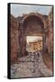 The Stabian Gate, Pompeii-Alberto Pisa-Framed Stretched Canvas