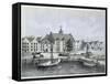 The Stadthuys of New York in 1679-null-Framed Stretched Canvas