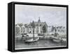 The Stadthuys of New York in 1679-null-Framed Stretched Canvas