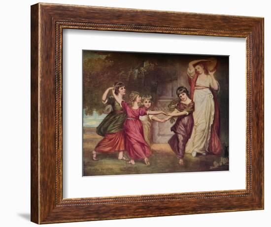 The Stafford Children, c1776. (1914)-George Romney-Framed Giclee Print