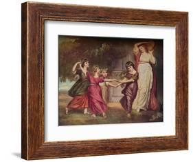 The Stafford Children, c1776. (1914)-George Romney-Framed Giclee Print