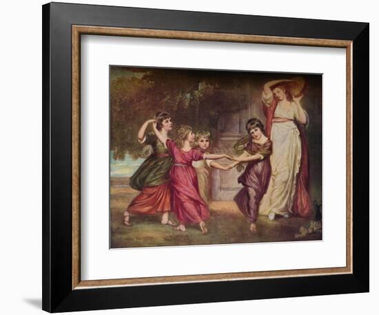 The Stafford Children, c1776. (1914)-George Romney-Framed Giclee Print