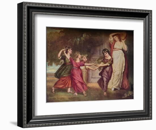 The Stafford Children, c1776. (1914)-George Romney-Framed Giclee Print