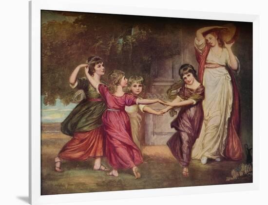 The Stafford Children, c1776. (1914)-George Romney-Framed Giclee Print