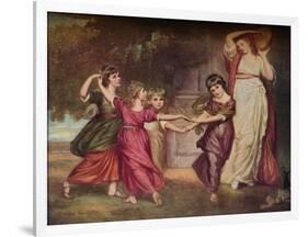 The Stafford Children, c1776. (1914)-George Romney-Framed Giclee Print