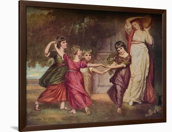 The Stafford Children, c1776. (1914)-George Romney-Framed Giclee Print