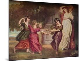 The Stafford Children, c1776. (1914)-George Romney-Mounted Giclee Print