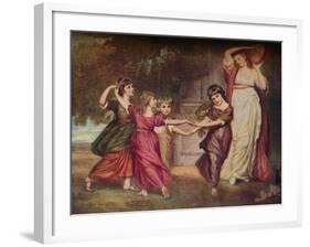 The Stafford Children, c1776. (1914)-George Romney-Framed Giclee Print