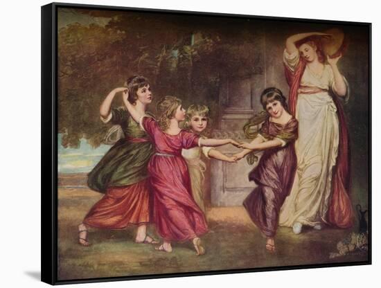 The Stafford Children, c1776. (1914)-George Romney-Framed Stretched Canvas