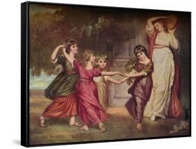 The Stafford Children, c1776. (1914)-George Romney-Framed Stretched Canvas