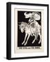 The Stag and the Horse, from A Hundred Fables of Aesop, Pub.1903 (Engraving)-Percy James Billinghurst-Framed Giclee Print