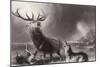 The Stag at Bay-Edwin Henry Landseer-Mounted Giclee Print