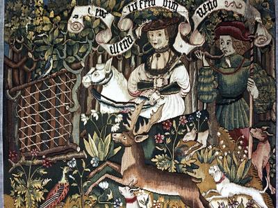 ''The Stag Hunt', tapestry, Germany, possibly Alsace, end of 15th 