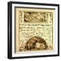 The Stag in the Ox Stall the Deer and the Lion-null-Framed Giclee Print