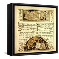 The Stag in the Ox Stall the Deer and the Lion-null-Framed Stretched Canvas
