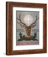 The Stag of St. Hubert-null-Framed Giclee Print