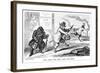 The Stag, the Bull, and the Bear, 19th Century-George Cruikshank-Framed Giclee Print