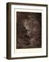 The Stag Viewing Himself in the Stream-Gustave Dore-Framed Giclee Print