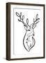 The Stag-Hanna Lee Tidd-Framed Photographic Print