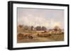 The Stage Coach Road (Northumberland) (Bodycolour, Pencil and W/C on Paper)-George Richardson-Framed Giclee Print