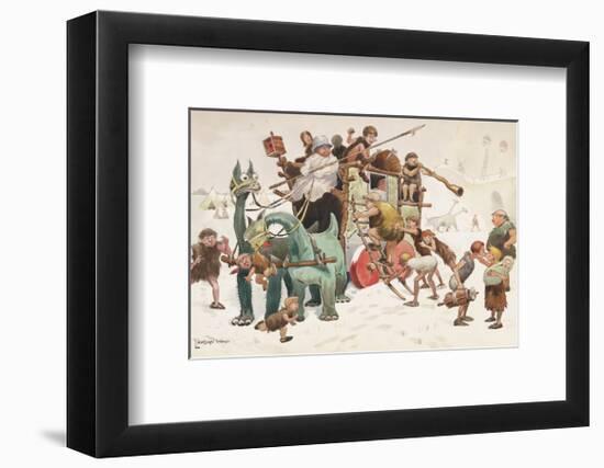 The Stage Coach-Lawson Wood-Framed Premium Giclee Print