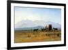 The Stagecoach in the Rockies-Albert Bierstadt-Framed Premium Giclee Print