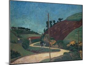 The Stagecoach Road in the Country with a Cart, 1903 by Paul Serusier-Paul Serusier-Mounted Giclee Print