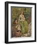 The Stages of Cruelty, 1890 (Watercolour and Bodycolour with Pen and Black Ink)-Ford Madox Brown-Framed Premium Giclee Print