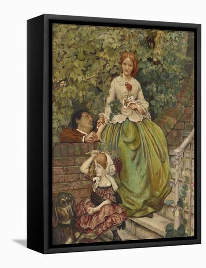 The Stages of Cruelty, 1890 (Watercolour and Bodycolour with Pen and Black Ink)-Ford Madox Brown-Framed Stretched Canvas