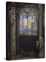 The Stained Glass Window, 1904-Odilon Redon-Stretched Canvas