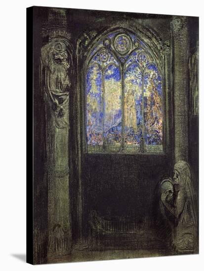 The Stained Glass Window, 1904-Odilon Redon-Stretched Canvas