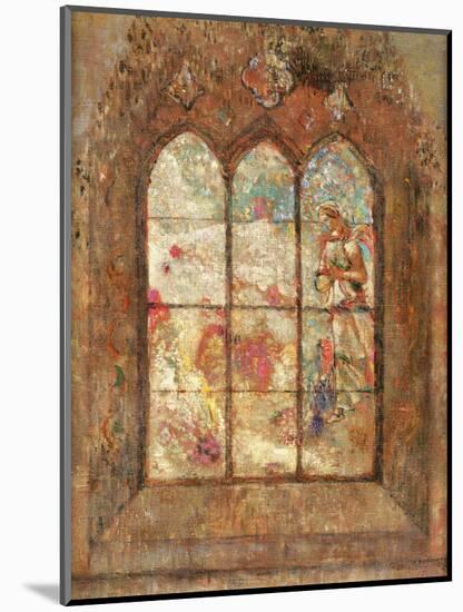 The Stained Glass Window-Odilon Redon-Mounted Giclee Print