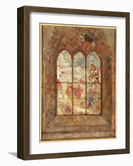 The Stained Glass Window-Odilon Redon-Framed Giclee Print