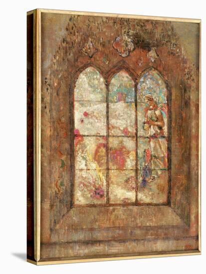 The Stained Glass Window-Odilon Redon-Stretched Canvas