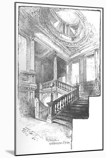 'The Staircase, Ashburnham House', 1890-Herbert Railton-Mounted Giclee Print