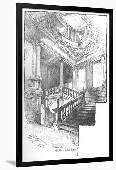 'The Staircase, Ashburnham House', 1890-Herbert Railton-Framed Giclee Print