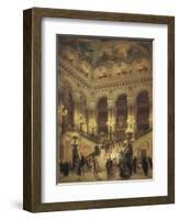 The Staircase at Paris Opera, 1877-Louis Bosworth Hurt-Framed Giclee Print