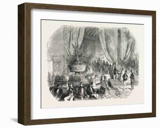 The Staircase Leading to the Rotunda Gallery Annex. 1855-null-Framed Giclee Print