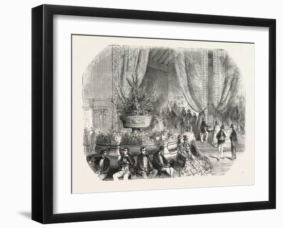 The Staircase Leading to the Rotunda Gallery Annex. 1855-null-Framed Giclee Print