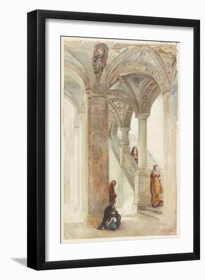 The Staircase of a Palace-William Wood Deane-Framed Giclee Print